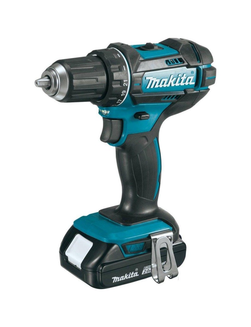 18-Volt LXT Lithium-Ion Cordless 1/2 in. XPT Drill/Driver Kit with Two 2.0 Ah Batteries Charger and Hard Case-XFD10R
