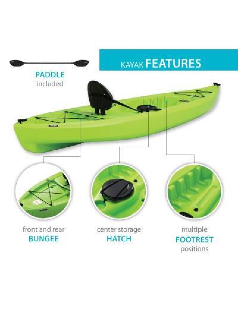 Tahoma 100 Sit-On-Top Kayak (Paddle Included) 230
