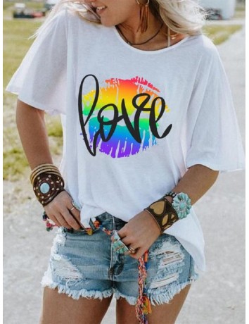 Women's Love Rainbow T-shirt