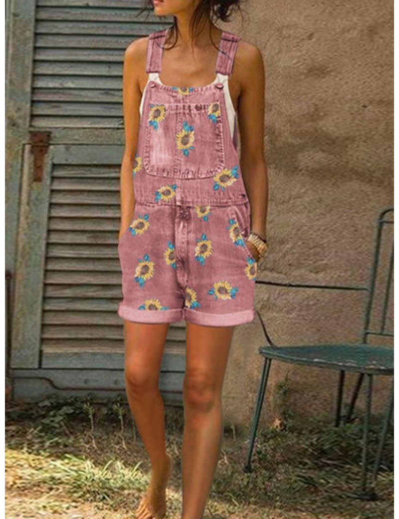 Printed daisy jumpsuit