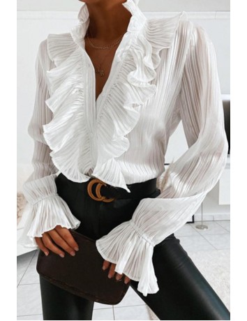 Ladies Business Elegant Casual Printed Loose Top