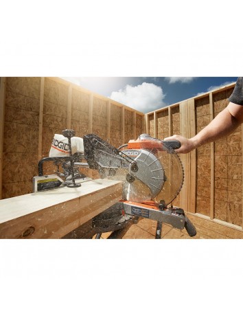 15 Amp 10 in. Corded Dual Bevel Sliding Miter Saw with 70 Miter Capacity-R4210
