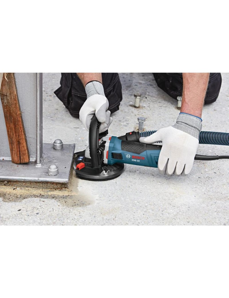 12.5 Amp Corded 5 in. Concrete Surfacing Grinder with Dedicated Dust Collection Shroud-CSG15