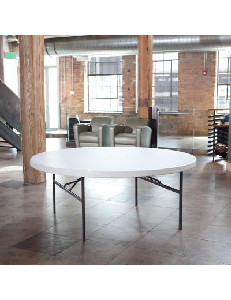 (4) 72-Inch Round Tables and (40) Chairs Combo (Commercial) 398