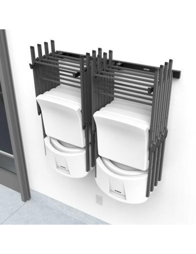 (8) Chair and Wall-Mounted Rack Combo 192