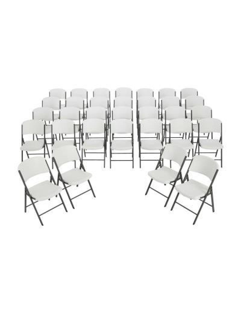 (4) 60-Inch Round Stacking Tables and (32) Chair Combo 377