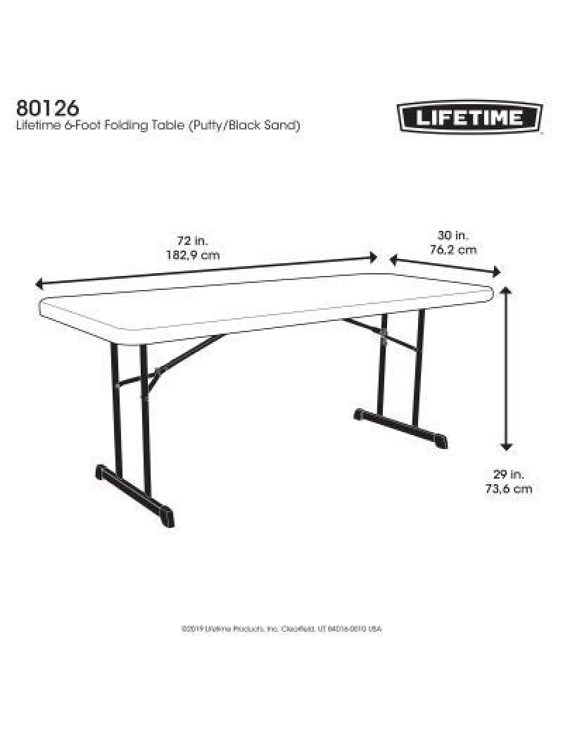 6-Foot Folding Table (Professional) 61
