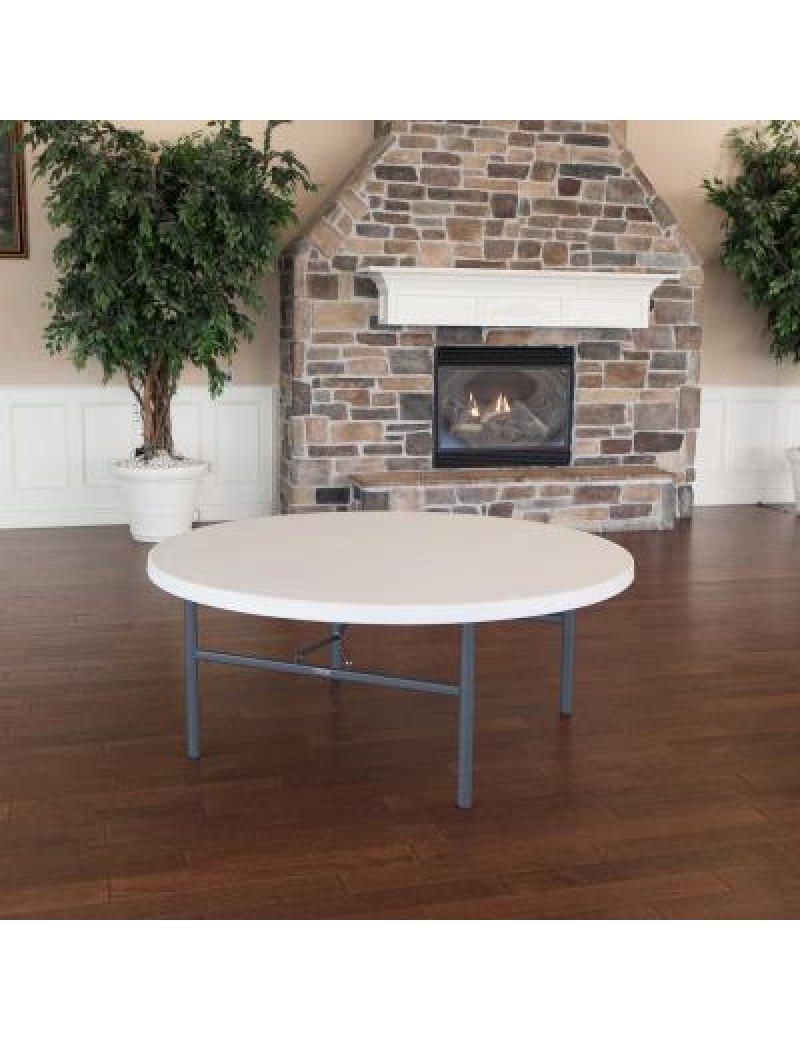(12) 72-Inch Round Tables and (120) Chairs Combo (Commercial) 415